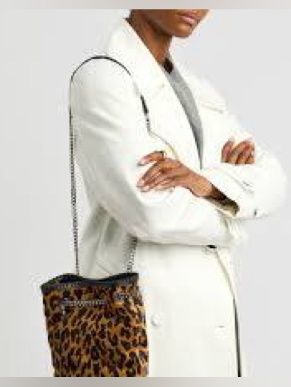 🔥🔥🔥 EUC Stella McCartney Leopard Jacquard Bucket Bag Reduced To Buy Now & Save - Picture 13 of 13